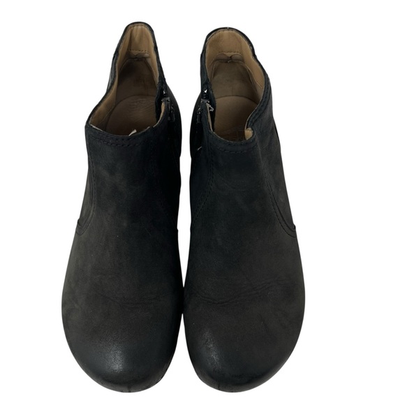 Dansko Black Leather Ankle Booties - Picture 5 of 9